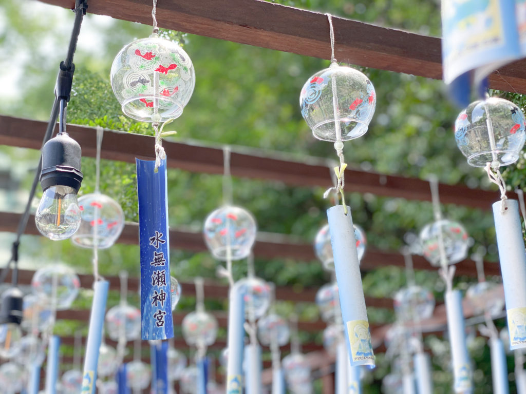 大阪 風鈴で感じる日本の夏 子どもも楽しい 水無瀬神宮 風鈴祭り