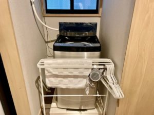 MUSUBI HOTEL MACHIYA KIYOKAWA1の洗濯機